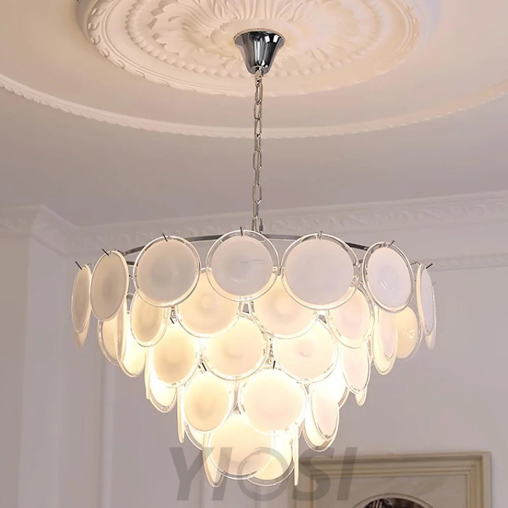 Bettina Murano Chandelier  ∅ 19.6″ - Cylinder-1-Yiosilamp