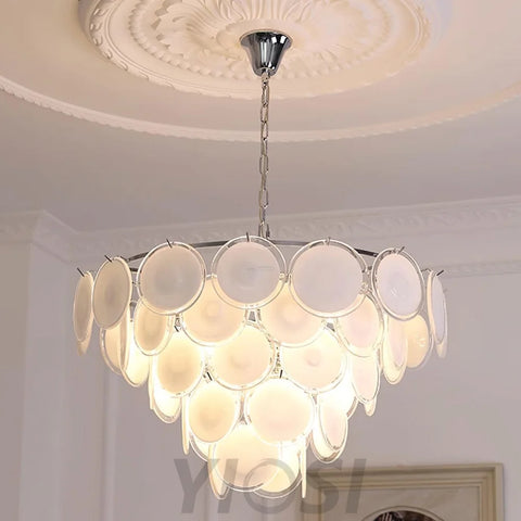 Bettina Murano Chandelier  ∅ 19.6″ - Cylinder-1-Yiosilamp