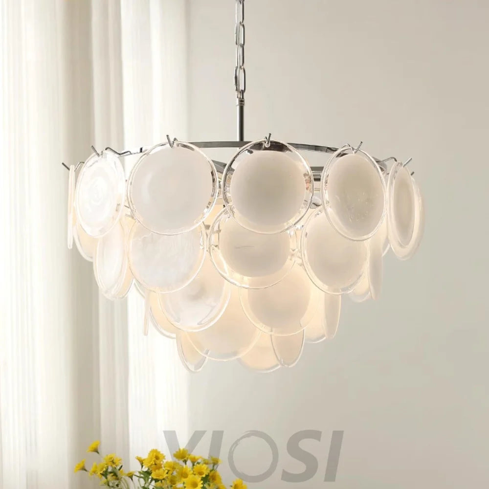 Bettina Murano Chandelier  ∅ 19.6″ - Cylinder-1-Yiosilamp