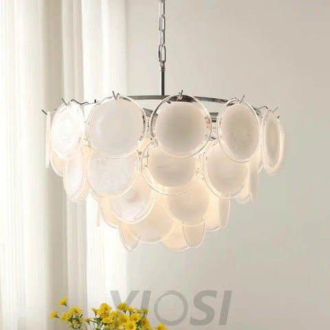 Bettina Murano Chandelier  ∅ 19.6″ - Cylinder-1-Yiosilamp