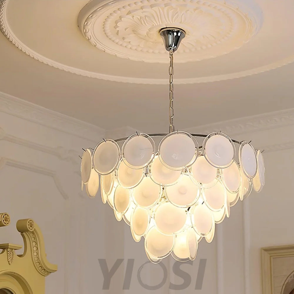 Bettina Murano Chandelier  ∅ 19.6″ - Cylinder-1-Yiosilamp