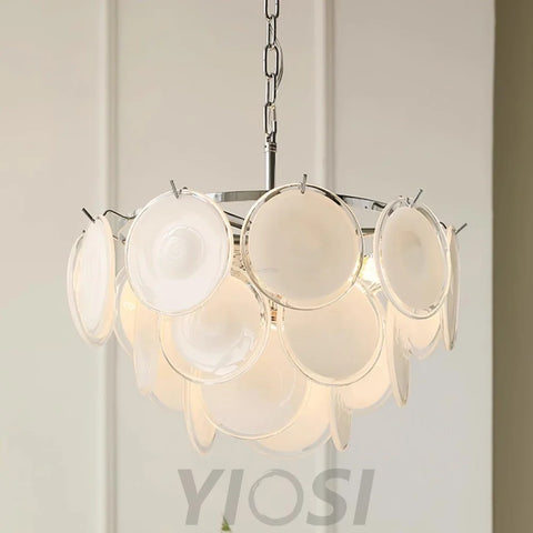 Bettina Murano Chandelier  ∅ 19.6″ - Cylinder-1-Yiosilamp