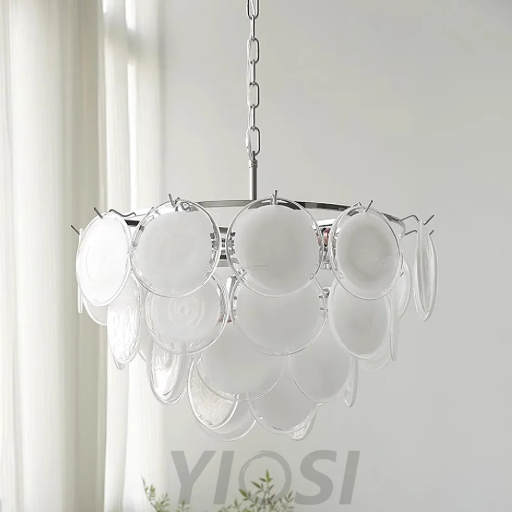 Bettina Murano Chandelier  ∅ 19.6″ - Cylinder-1-Yiosilamp