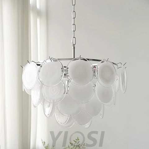 Bettina Murano Chandelier  ∅ 19.6″ - Cylinder-1-Yiosilamp