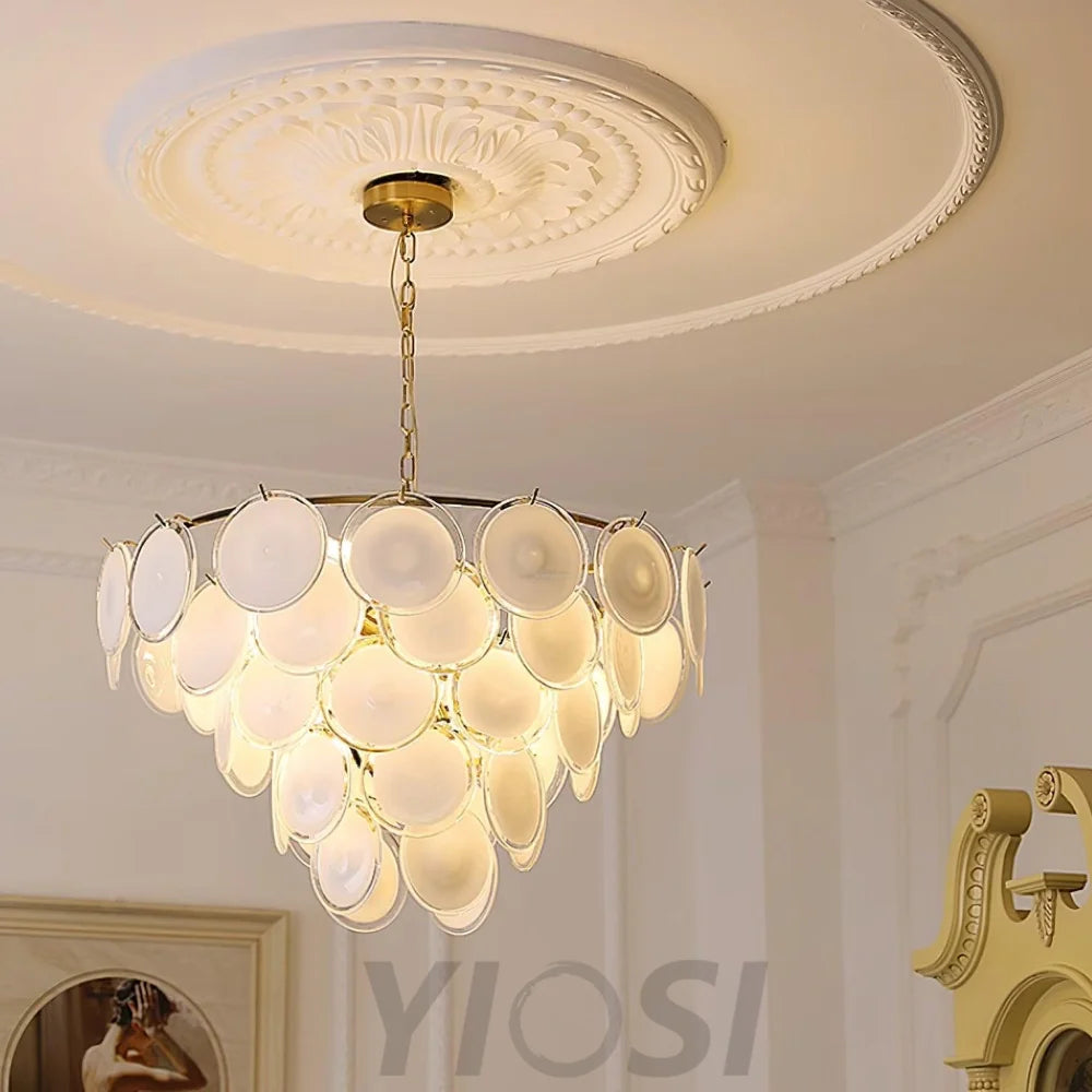 Bettina Murano Chandelier  ∅ 19.6″ - Cylinder-1-Yiosilamp