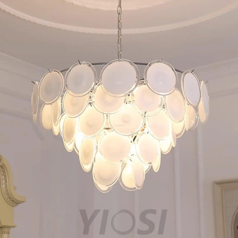 Bettina Murano Chandelier  ∅ 19.6″ - Cylinder-1-Yiosilamp