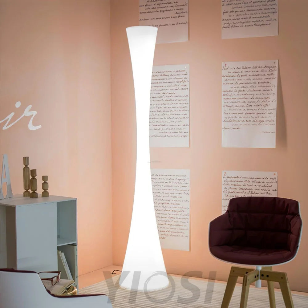 Biconica Pol Floor Lamp  ∅ 13.8″ - Pillar-1-Yiosilamp