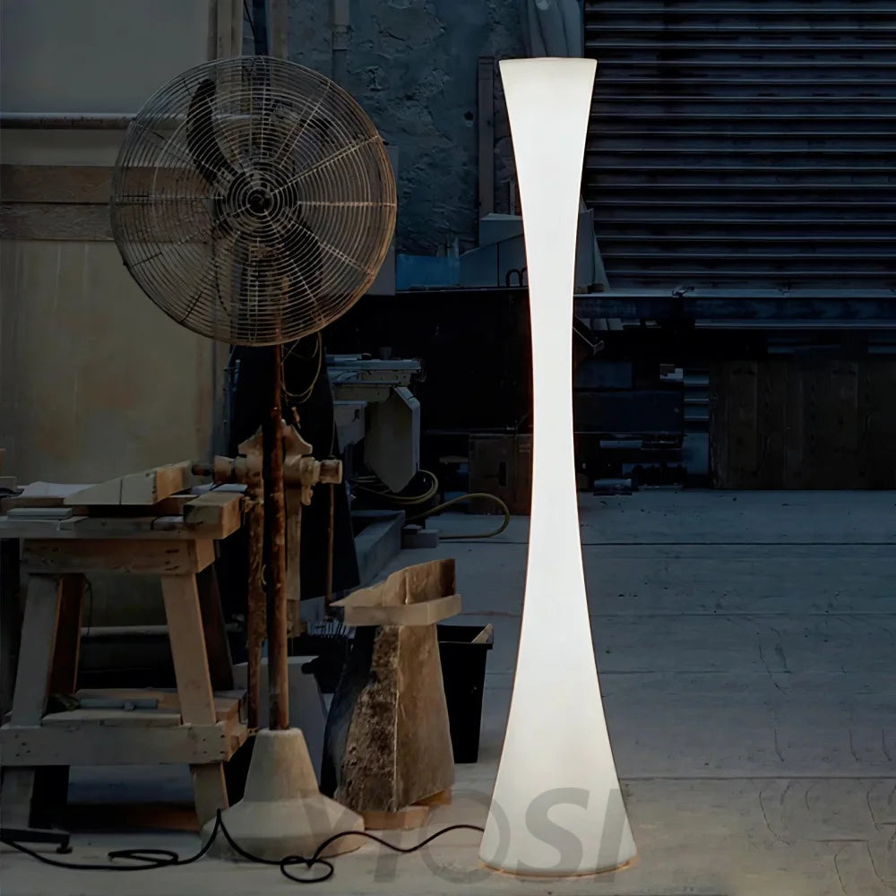 Biconica Pol Floor Lamp  ∅ 13.8″ - Pillar-1-Yiosilamp