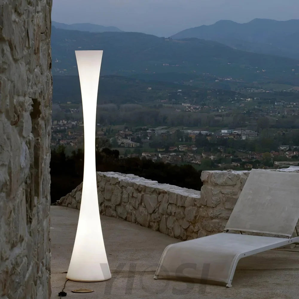 Biconica Pol Floor Lamp  ∅ 13.8″ - Pillar-1-Yiosilamp