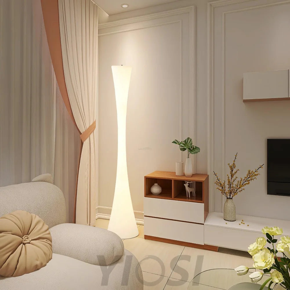 Biconica Pol Floor Lamp  ∅ 13.8″ - Pillar-1-Yiosilamp