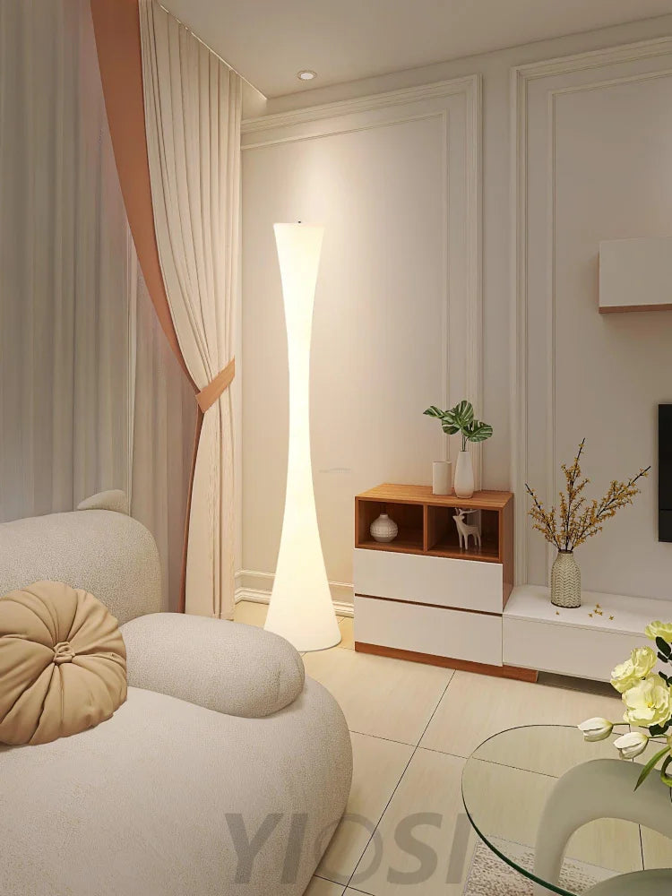 Biconica Pol Floor Lamp  ∅ 13.8″ - Pillar-1-Yiosilamp