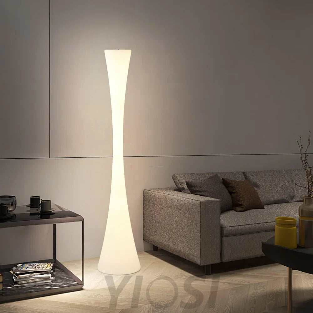 Biconica Pol Floor Lamp  ∅ 13.8″ - Pillar-1-Yiosilamp