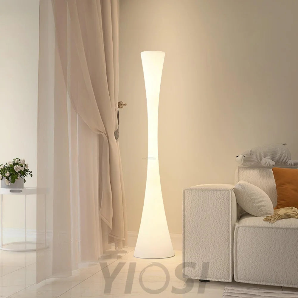 Biconica Pol Floor Lamp  ∅ 13.8″ - Pillar-1-Yiosilamp