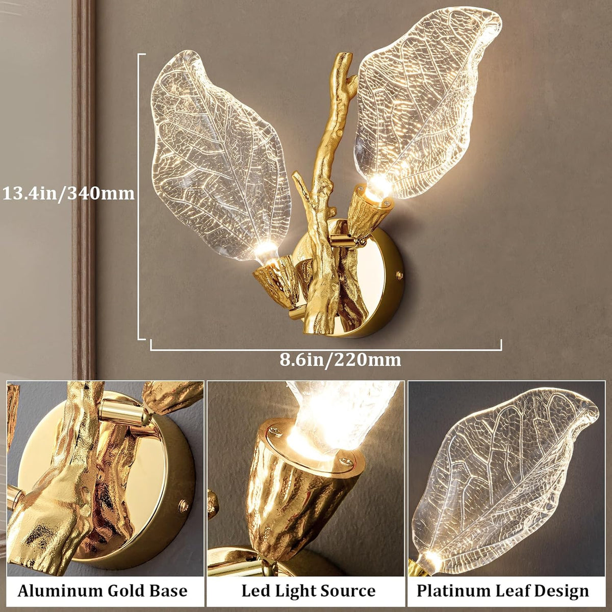 Bionic Leaf LED Wall Sconces