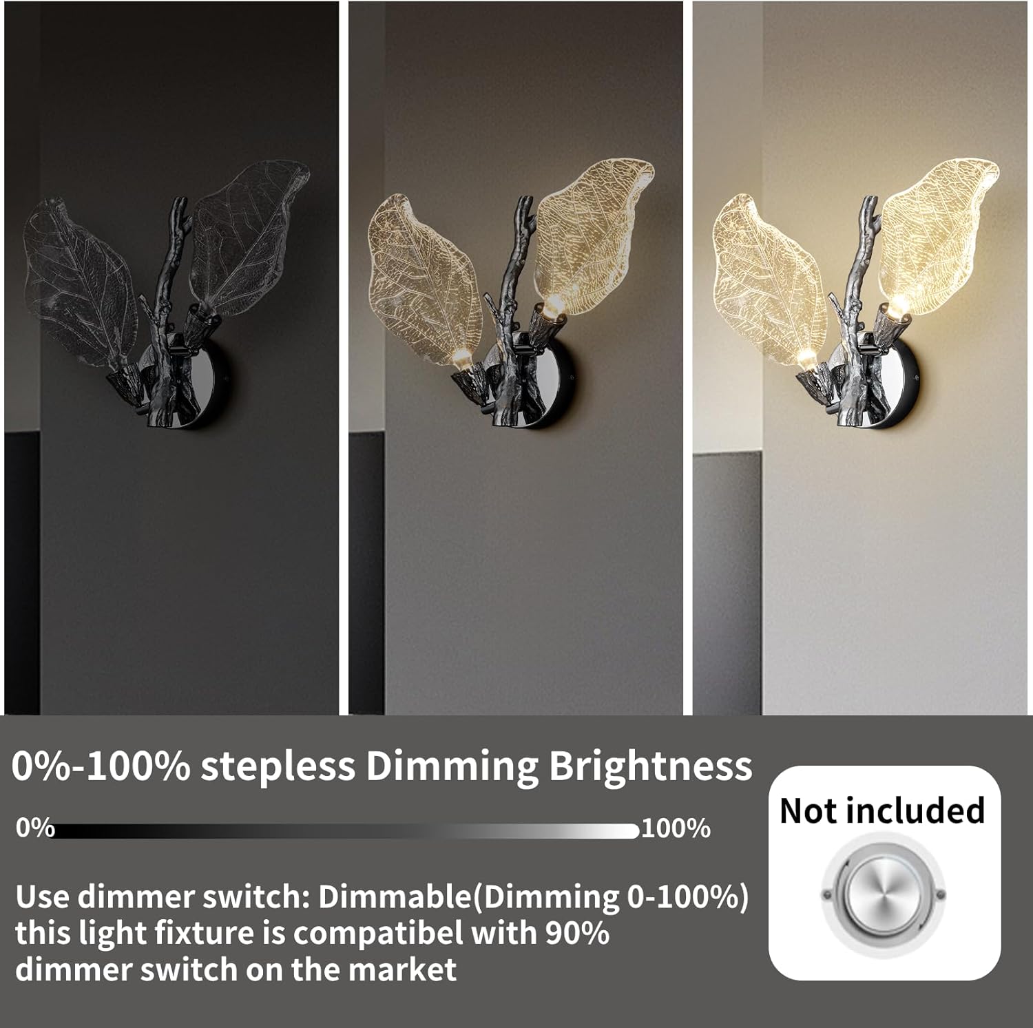 Bionic Leaf LED Wall Sconces