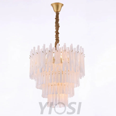 Blanch Cascading Murano Glass Chandelier - Helia-1-Yiosilamp