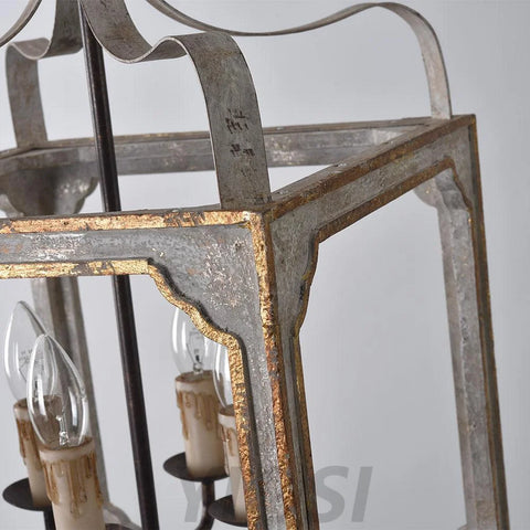 Boho Rustic Cube Chandelier  Φ 14.2″ - Genteel-1-Yiosilamp