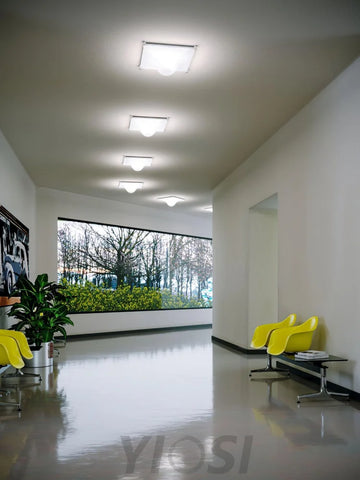 Bolla Flush Mount Ceiling Light ∅ 13.8 - Chloe, Flush Mounts-1-Yiosilamp