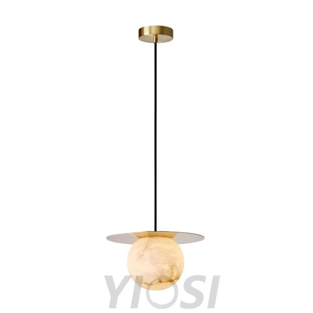 Boris Spanish Alabaster Bedside Pendant