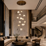 Boundless Fortune Modern Multi-Tier Cluster Chandelier - scene