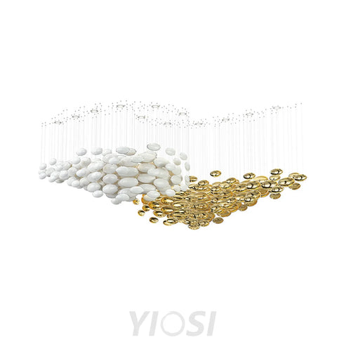 Bowl Shape Art Glass Pendant Decorative Custom Chandelier