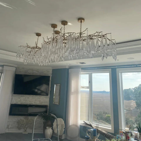 Branching Corridor Chandelier Branch - Branch-1-Yiosilamp