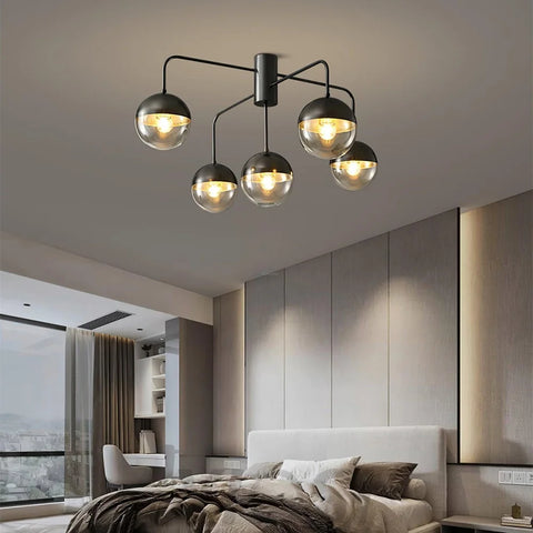 Brass Globulars Ceiling Lamp  ∅ 31.5″ - Yiosilamp