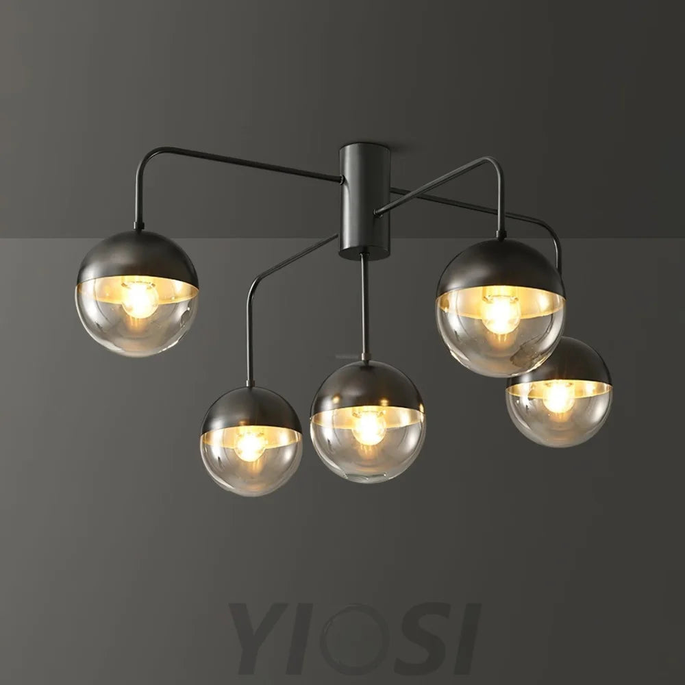 Brass Globulars Ceiling Lamp  ∅ 31.5″ - Yiosilamp