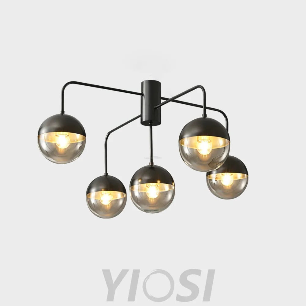 Brass Globulars Ceiling Lamp  ∅ 31.5″ - Yiosilamp