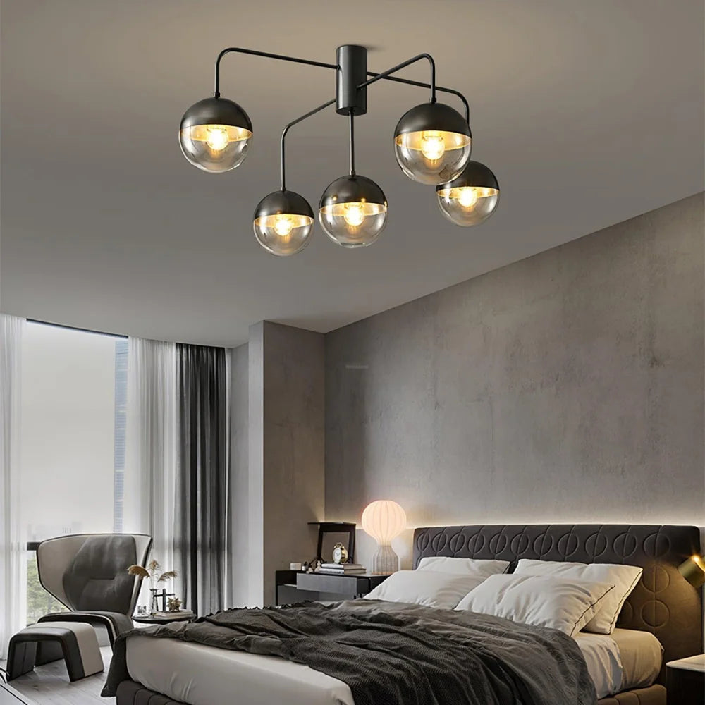 Brass Globulars Ceiling Lamp  ∅ 31.5″ - Yiosilamp
