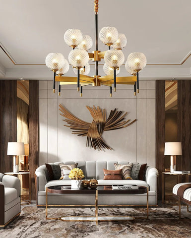 Breton Chandelier ∅ 27.2″ - Lucency-1-Yiosilamp