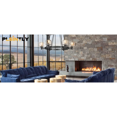Brushed Metal Crystal Chandelier