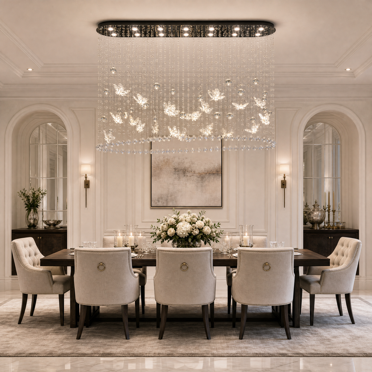 Butterfly Dream Modern Linear Dining Pendant Light