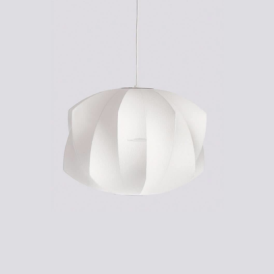 Bubble Pendant Light with Artificial Silk Lampshade - Yiosilamp