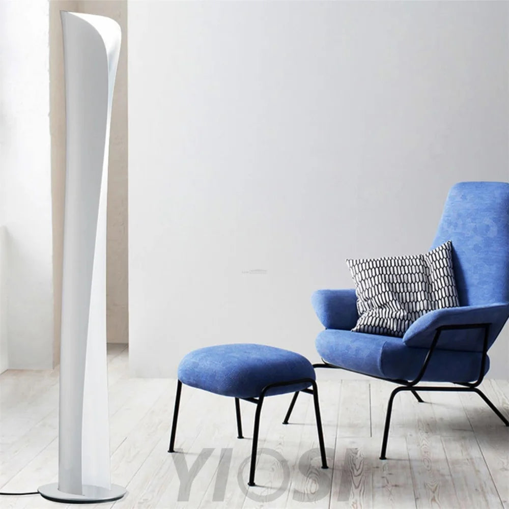 Cadmo Floor Lamp ∅ 12.6″ Sleek - Pillar-1-Yiosilamp