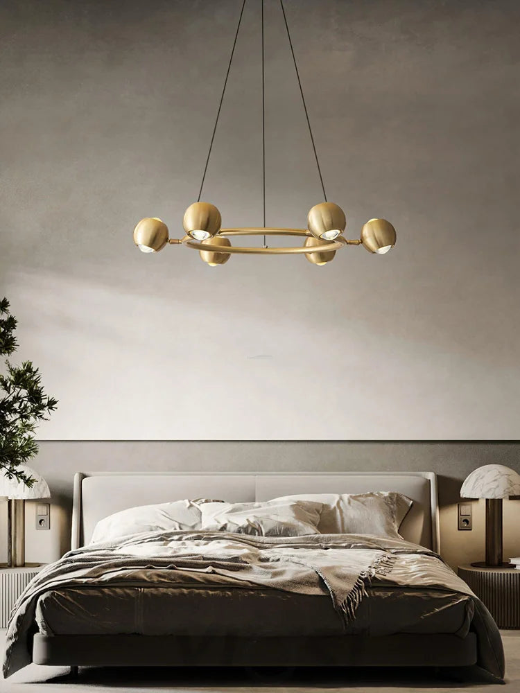 Callisto Chandelier ∅ 21.7″ - Marshmallow-1-Yiosilamp