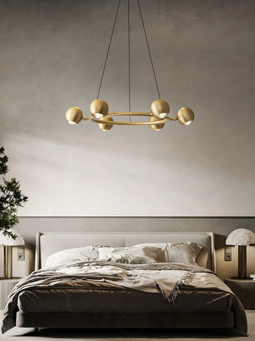 Callisto Chandelier ∅ 21.7″ - Marshmallow-1-Yiosilamp