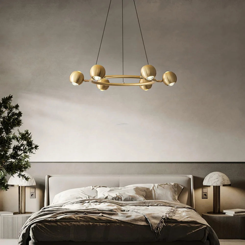 Callisto Chandelier ∅ 21.7″ - Marshmallow-1-Yiosilamp