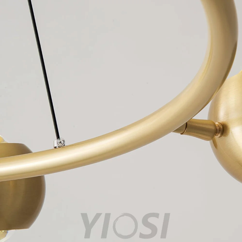 Callisto Chandelier ∅ 21.7″ - Marshmallow-1-Yiosilamp