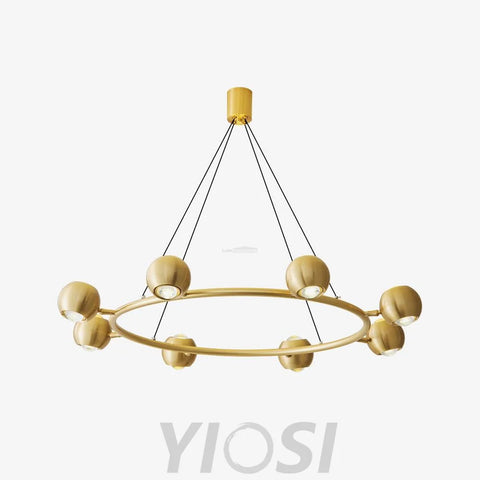 Callisto Chandelier ∅ 21.7″ - Marshmallow-1-Yiosilamp