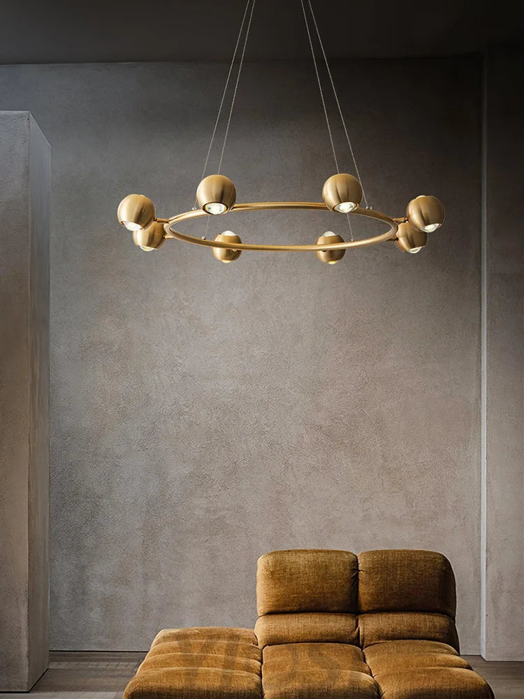 Callisto Chandelier ∅ 21.7″ - Marshmallow-1-Yiosilamp