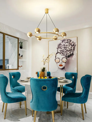 Callisto Chandelier ∅ 21.7″ - Marshmallow-1-Yiosilamp