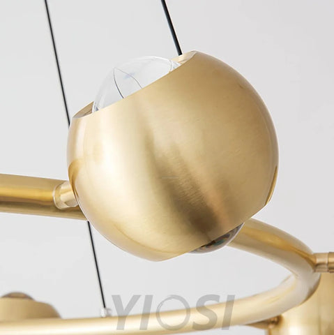 Callisto Chandelier ∅ 21.7″ - Marshmallow-1-Yiosilamp