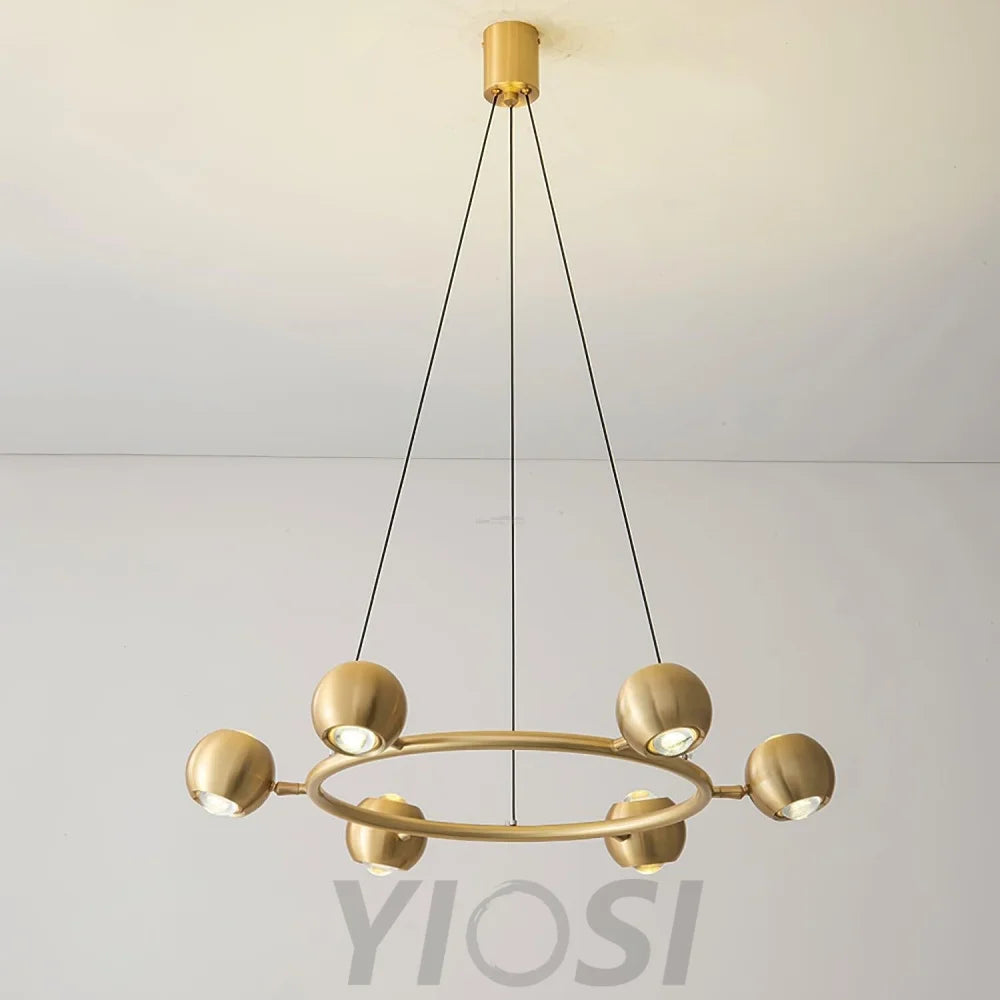Callisto Chandelier ∅ 21.7″ - Marshmallow-1-Yiosilamp