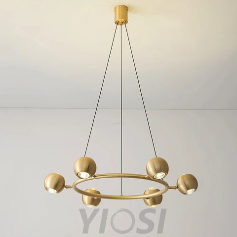 Callisto Chandelier ∅ 21.7″ - Marshmallow-1-Yiosilamp