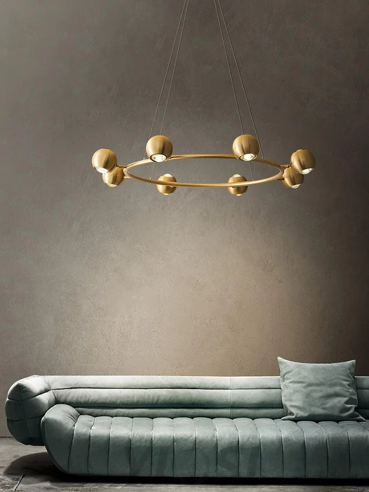 Callisto Chandelier ∅ 21.7″ - Marshmallow-1-Yiosilamp