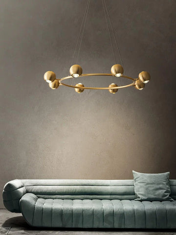 Callisto Chandelier ∅ 21.7″ - Marshmallow-1-Yiosilamp