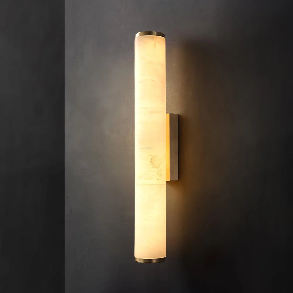 Callisto Wall Sconce Alabaster - Alabaster, Alabaster Wall Lamp-1-Yiosilamp