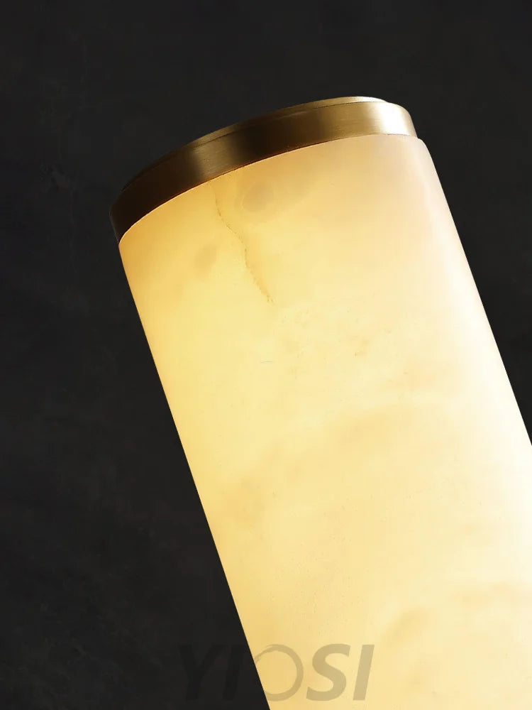 Callisto Wall Sconce Alabaster - Alabaster, Alabaster Wall Lamp-1-Yiosilamp