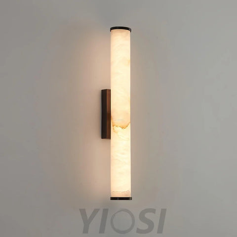 Callisto Wall Sconce Alabaster - Alabaster, Alabaster Wall Lamp-1-Yiosilamp